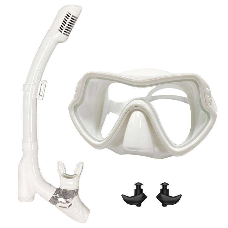 Freediving Mask Set - QYQ Tauchmaske, professionelle Schnorchel-Tauchmaske und Schnorchelbrille,