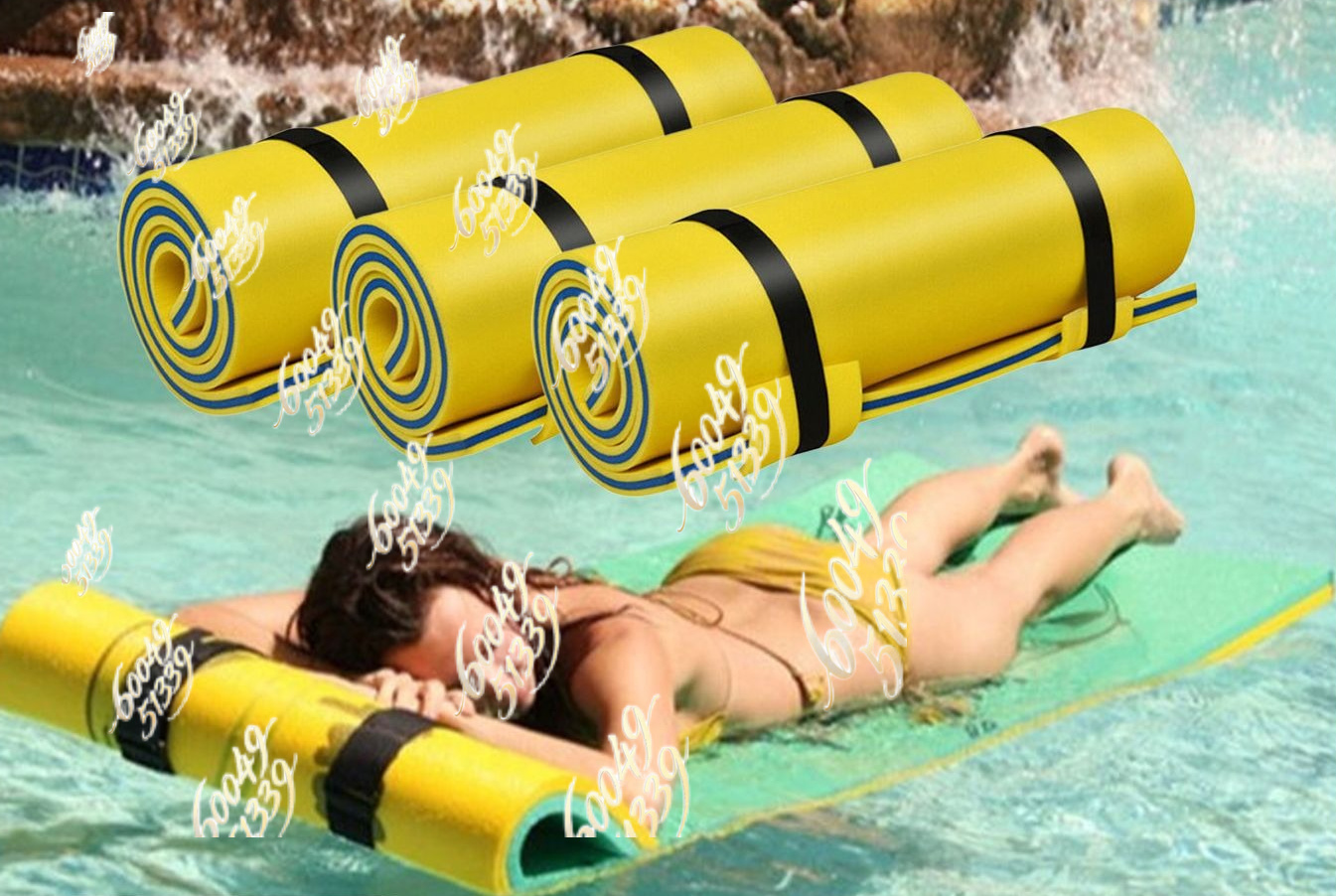 Aquatic Sports Activities - Geeignet für XPE-Wasser-Schwimmmatten, Outdoor-Sport- und Unterhaltungs-Schwimmatte,