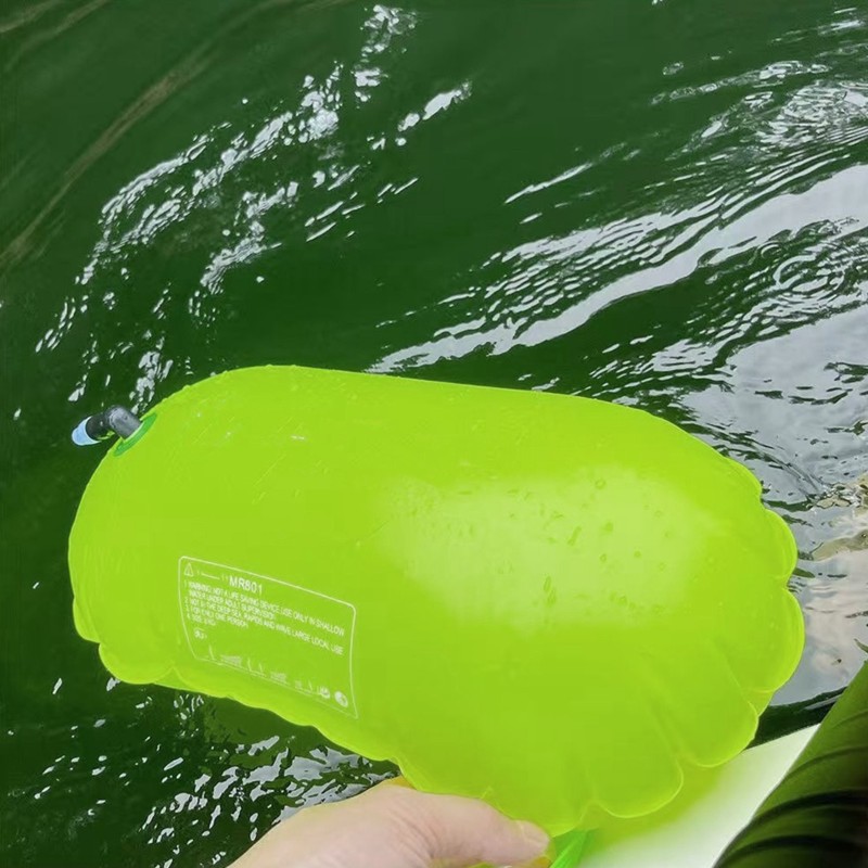 Swim Buoy Open Water - ABHS-PVC Aufblasbare Rettungsboje für Schwimmbäder, Schleppboje,