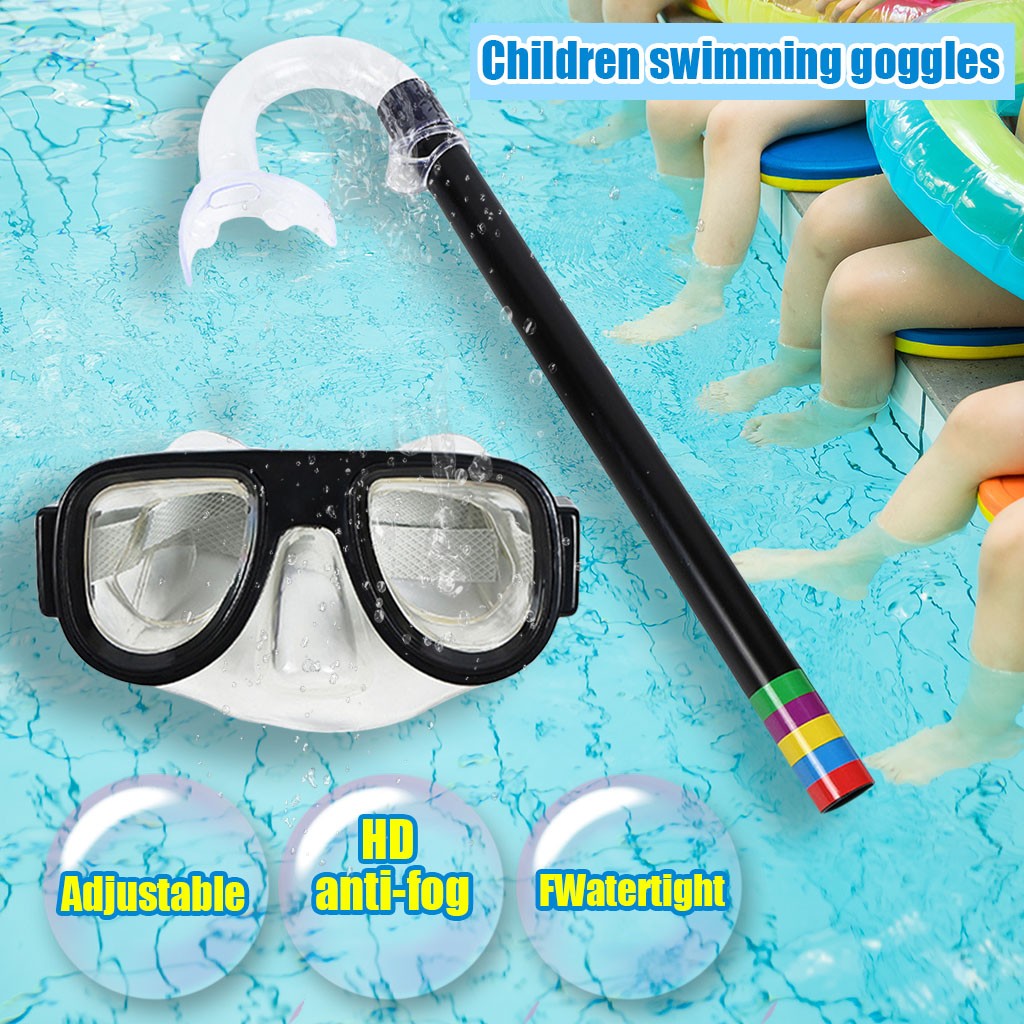 Freediving Mask Set - Sommer Kinder Tauchen Goggle Maske Atemschlauch