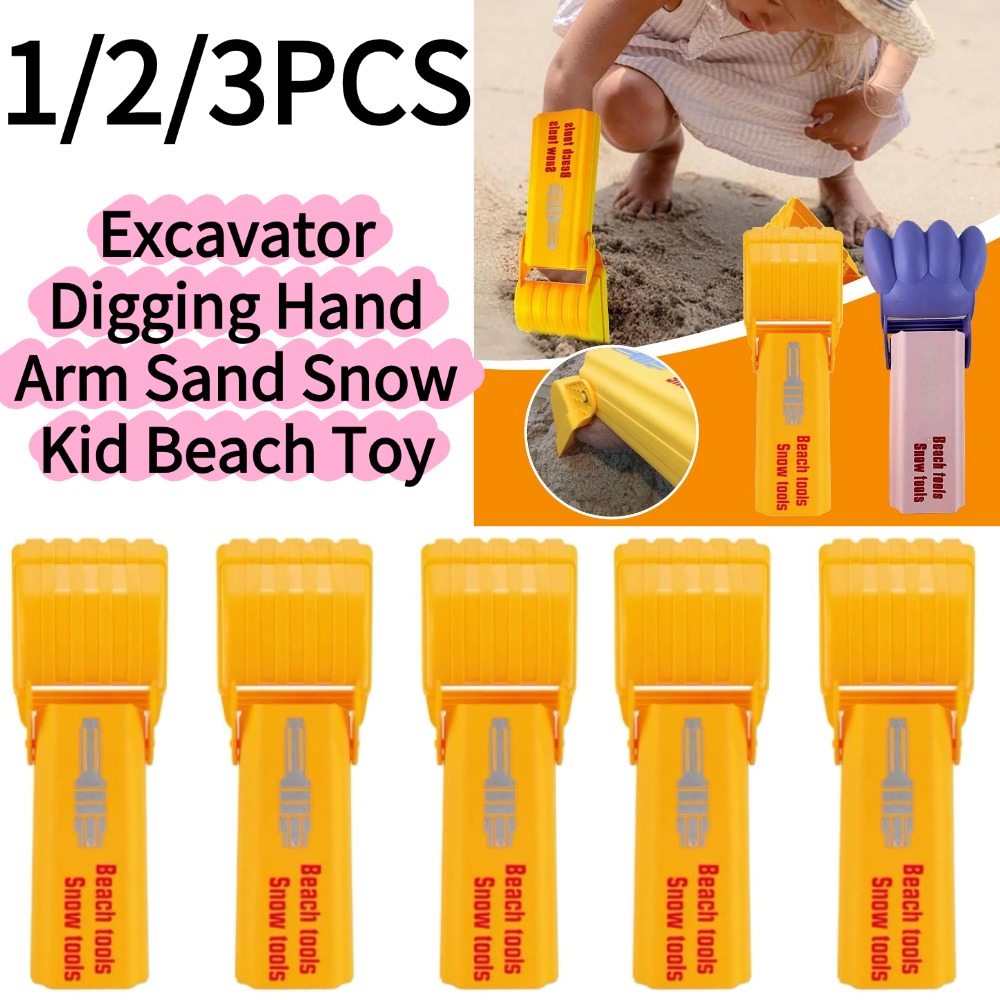 Aquatic Sports - 1/3-teiliges Bagger-Spielzeug-Set für Kinder: Sand- und
