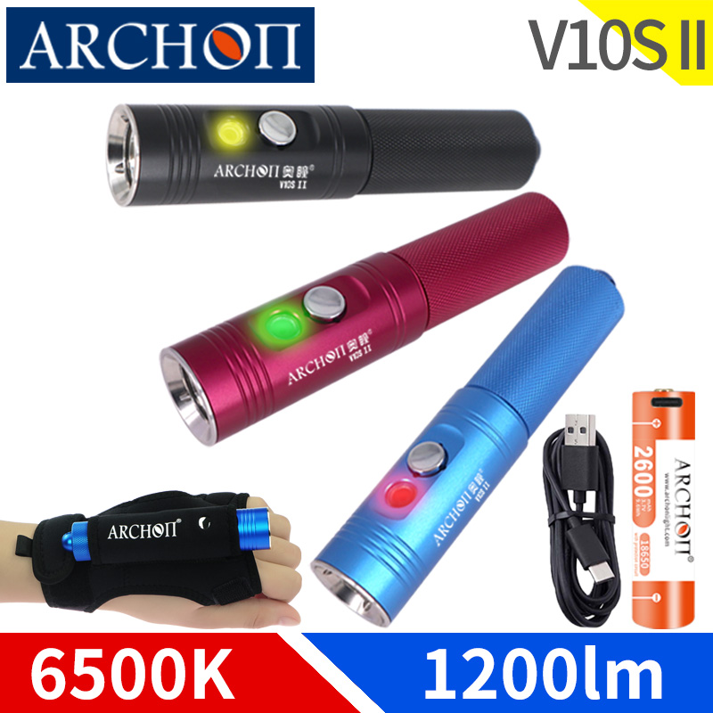 Underwater Flashlight - Archon V10s II Scuba Tauchen Licht