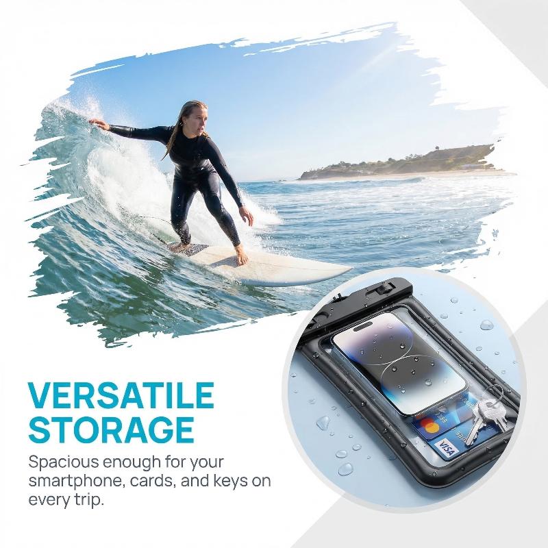 Aquatic Sports - ★ ▲ Universelle Selbstversiegelnde Wasserdichte Handytasche