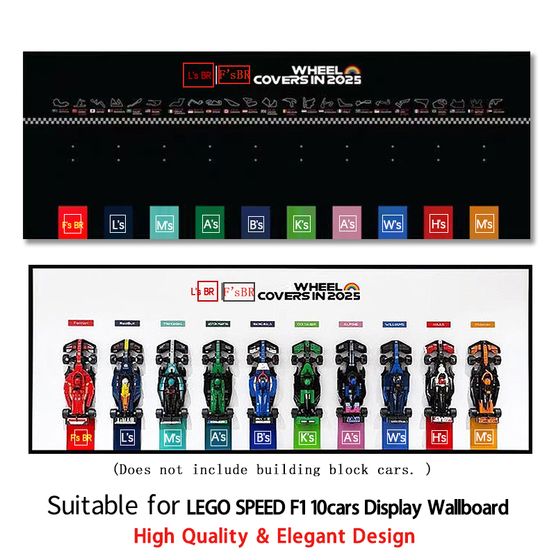 Victor Racket Jetspeed - NEUE Display-Wandtafel, geeignet für LEGO Speed
