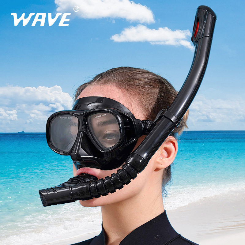 WAVE Professionelles Schnorche – Freediving Mask Set Bewertung und Preis