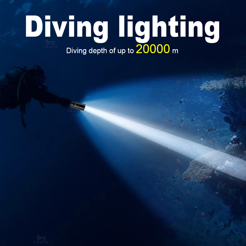 20000M Tauchlampe Leistungssta – Underwater Flashlight Bewertung und Preis