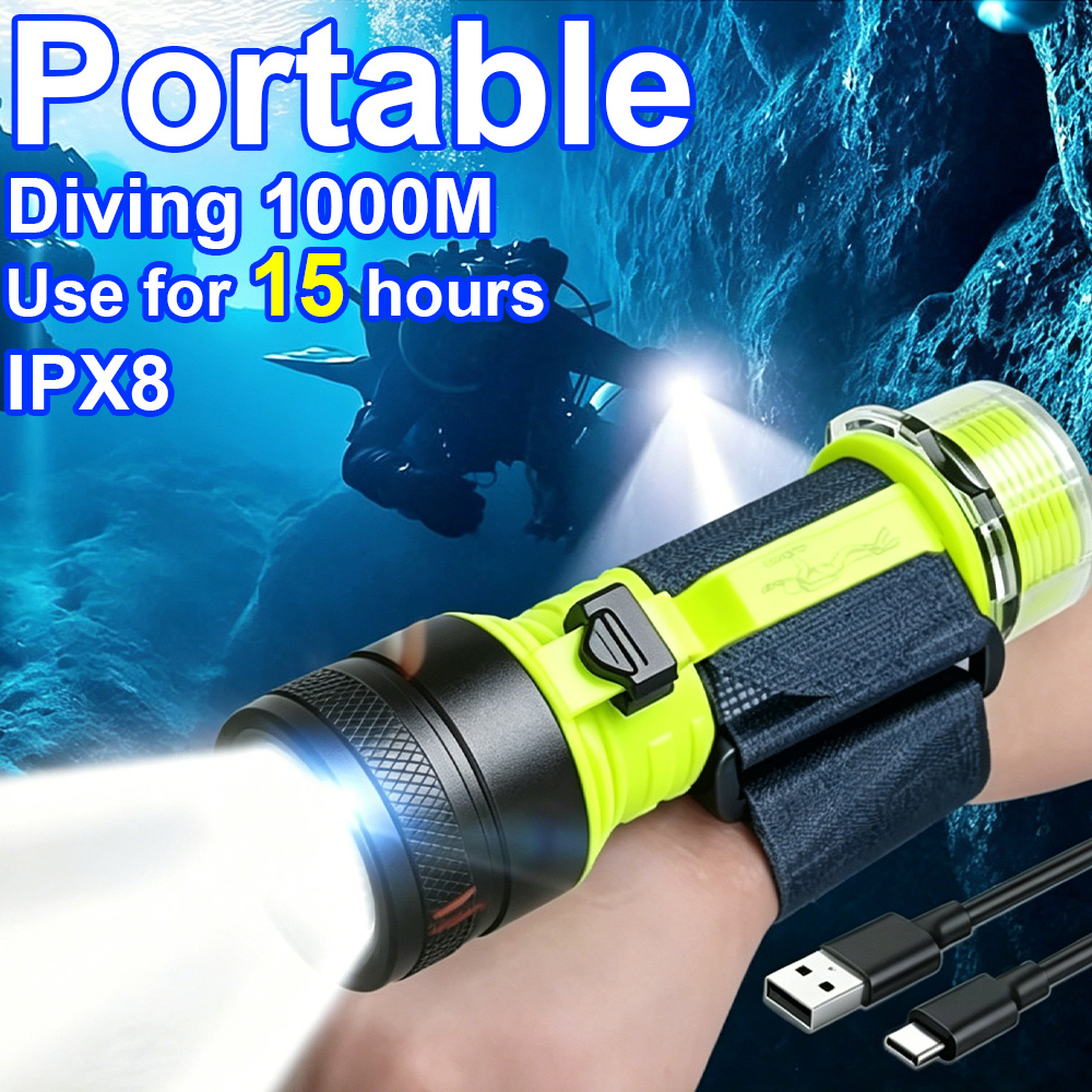 Neue Tragbare Professionelle L – Underwater Flashlight Bewertung und Preis