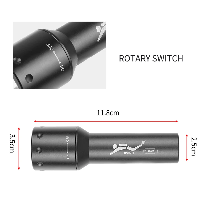 Neue T6 LED-Tauchlampe mit gro – Underwater Flashlight Bewertung und Preis