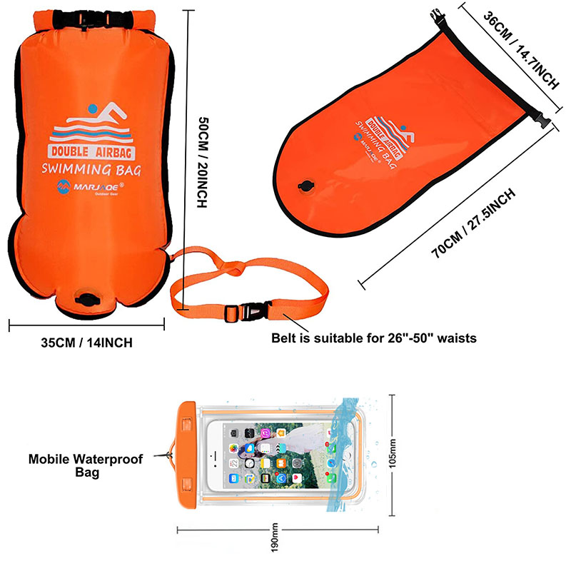 20l wasserdichter aufblasbarer – Swim Buoy Open Water Bewertung und Preis